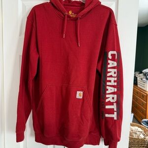 Carhartt Men's Deep Red Hoodie